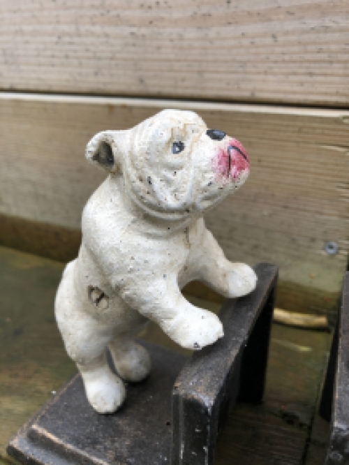 Set Bookends - Bulldog - Cast iron