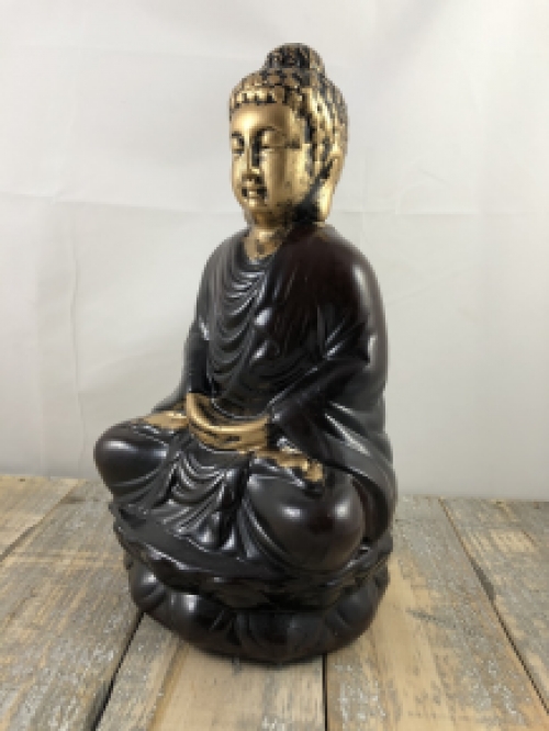 Boeddha beeld ceramic zittend Thais - kopie