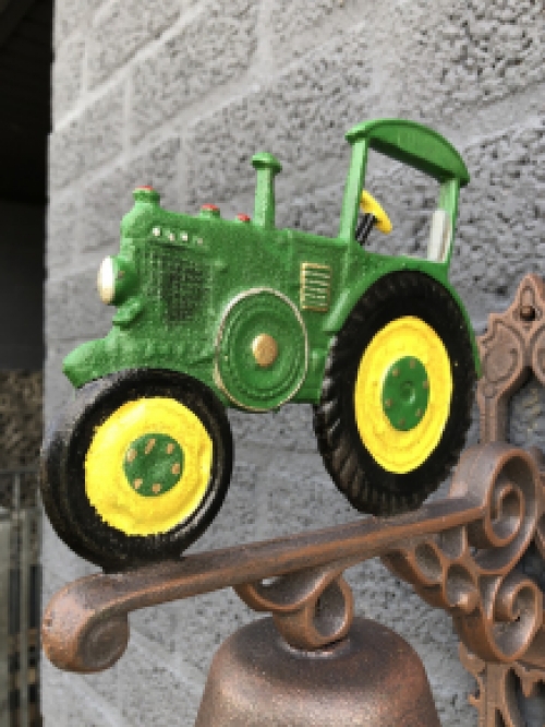 Vintage tractor deurbel, gietijzer