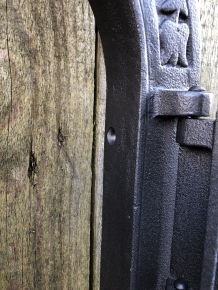 Poortslot XL - zwart - poedercoating - vergrendeling