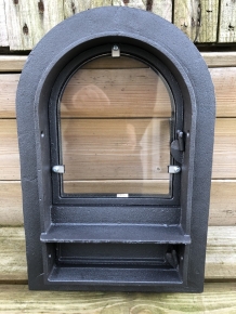 Gate lock XL - black - powder-coated - lock