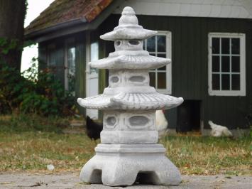 Japanese Pagoda Garden Statue – Stone – 45 cm