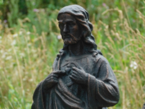 Jesus & Maria - Polystone - Satz von 2 Statuen