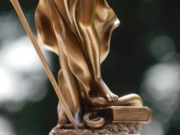 Beeld Vrouwe Justitia - Brons-look - 35 cm - Polystone