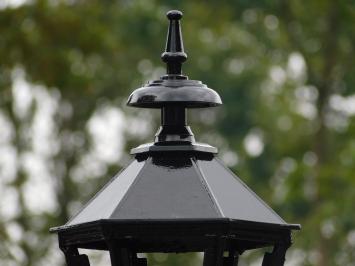 Mystical Fish Lamppost with Hexagonal Shade – 110 cm - Black - Aluminium