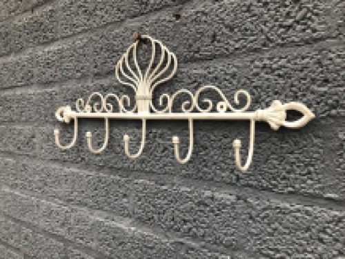 Wall coat rack, iron