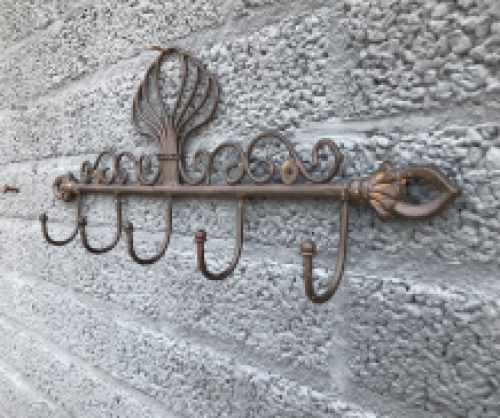 Wall coat rack, iron