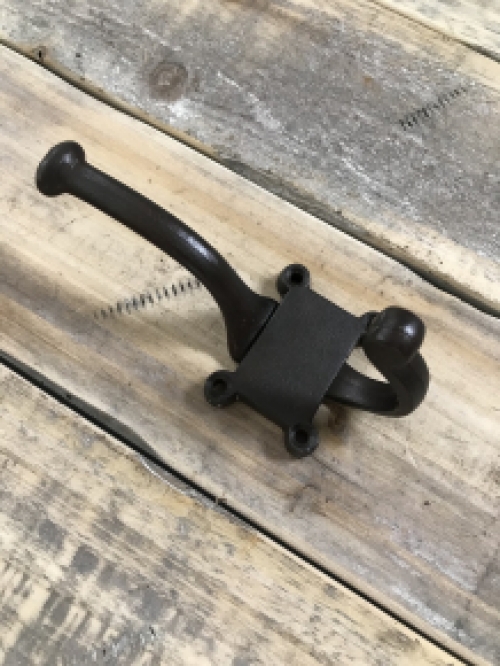 Hook - antique iron - coat hook