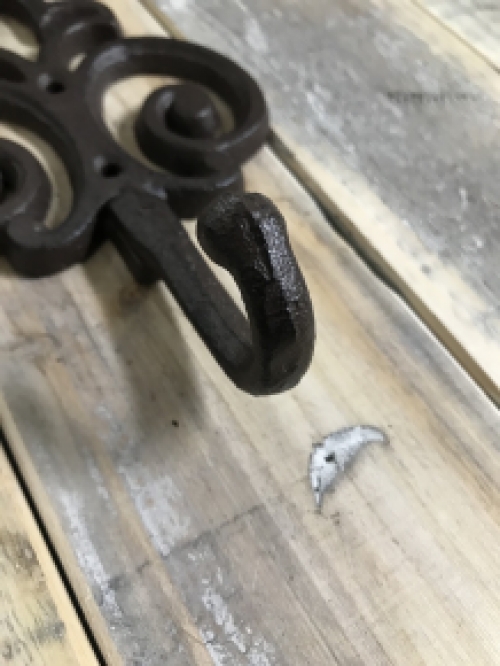 Coat rack -hook for clothes, cast iron