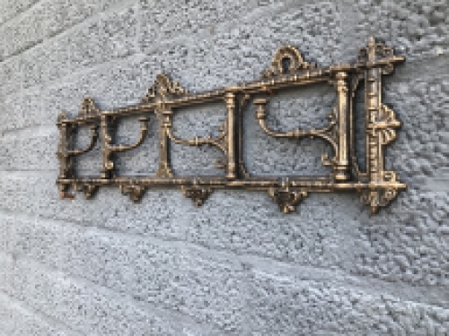 Wall coat rack, cast iron bronze - Look, beautiful.