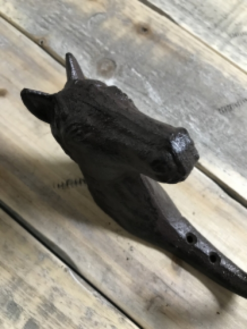 Coat Rack Like a Horse, Crochet in Antique Brown