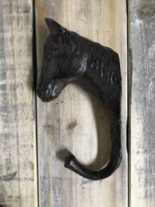 Coat Rack Like a Horse, Crochet in Antique Brown