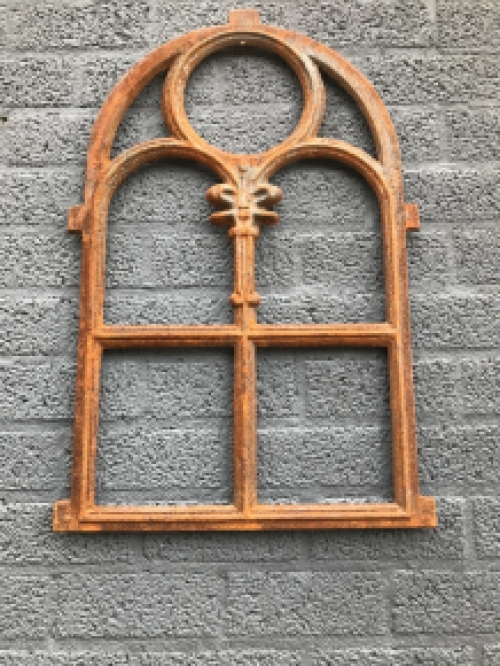 Cast iron stable window, Church window, cast iron, fine model.