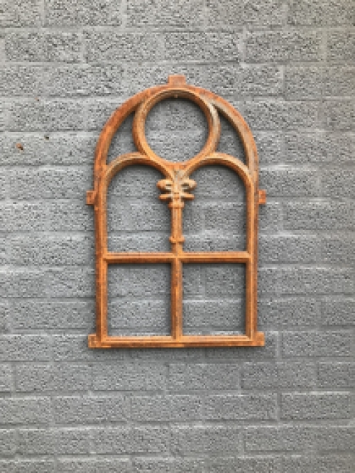 Cast iron stable window, Church window, cast iron, fine model.