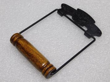 Classic “Victoria” Toilet Roll Holder – Metal & Wood