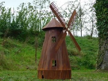 Classic Windmill XL - 110 cm - Metal - Rust-look