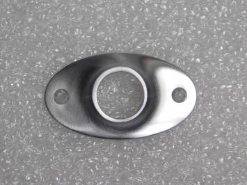 Klinkrozet Ovaal – 56 x 33 mm – Mat Nikkel