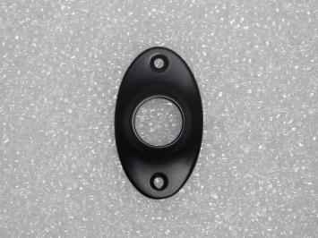 Door handle rosette - Oval - Matte Black