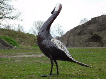 Knobbelzwaan - 128 cm - Uniek en Handgemaakt uit Metaal
