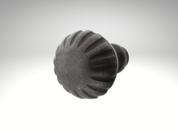 Vaste Deurknop Lyon - Gietijzer Verzinkt