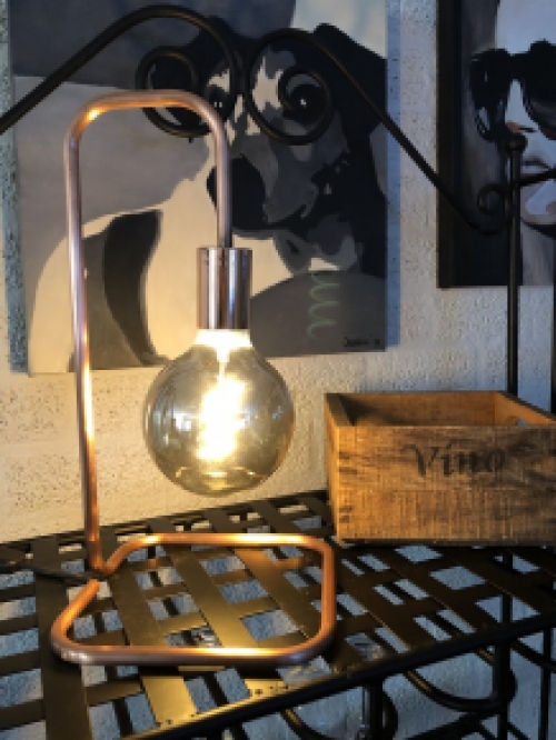 Einzigartiges Design, Kupfer Einzelrahmen Lampe, schöne enge handgefertigte Design.
