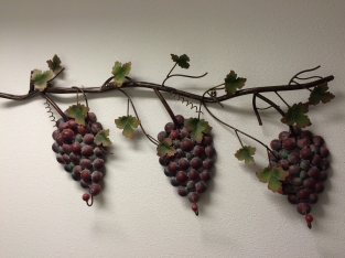 Coat rack Grapes - 3-Hooks - Vine