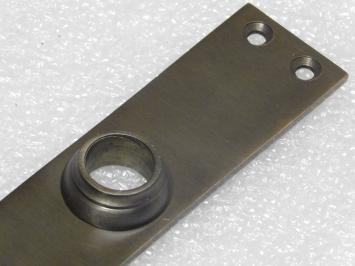 Long Door Plate - PC 92 - Dark Patinated Brass