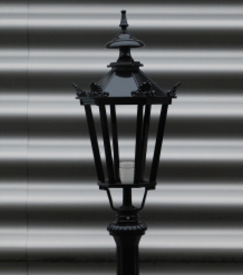 Lantaarn ''Paris'' - forse buitenlamp (194cm) - zwart