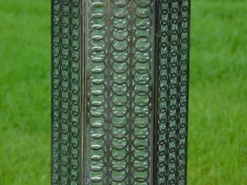 Große Metalllaterne  | Stehend oder hängend | Besonderes Erscheinungsbild | 110 cm hoch