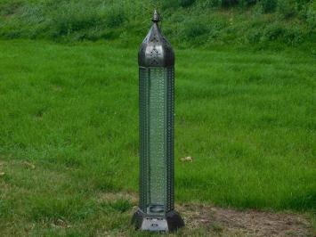 Große Metalllaterne  | Stehend oder hängend | Besonderes Erscheinungsbild | 110 cm hoch