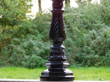 Klassischer Lampenfuß / Sockel – Schwarz – 43 cm – Aluminium