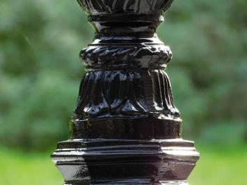 Klassischer Lampenfuß / Sockel – Schwarz – 43 cm – Aluminium