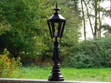 Klassischer Lampenfuß / Sockel – Schwarz – 43 cm – Aluminium