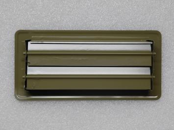 Adjustable Air Grill - Rectangle - Brown - Metal