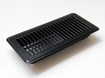 Adjustable Air Grill - Rectangle - Black - Metal