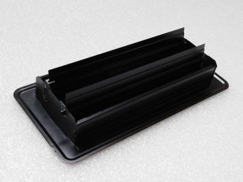 Adjustable Air Grill - Rectangle - Black - Metal