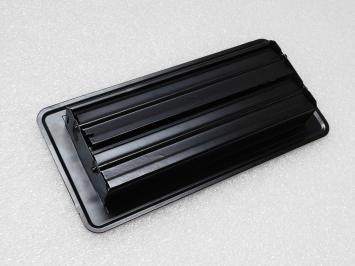 Adjustable Air Grill - Rectangle - Black - Metal