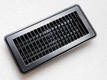 Adjustable Air Grill - Rectangle - Black - Metal