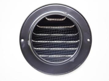 Air vent with mesh - 14,5 cm - Round - Metal