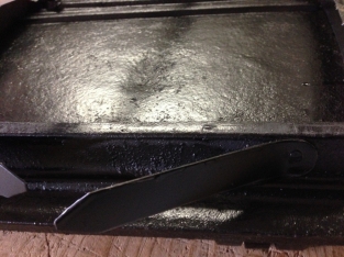 Rectangular Air Grill - Black - Cast iron