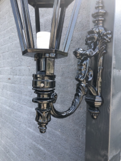 Wand buitenlamp Maas 65, Alu gegoten met Lampenfitting en Glas.