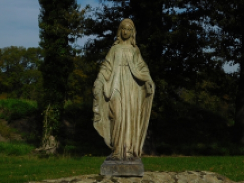 Beeld Maria - robuust - polystone - ecru