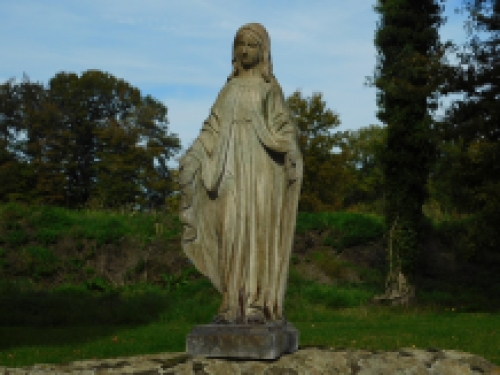 Statue Maria - robust - Polystone - ecru