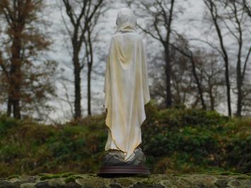 Statue of Mary with rosary - polystone