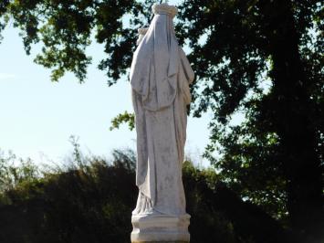 Beeld Maria met Kind - 80 cm - Vol Steen - exclusief