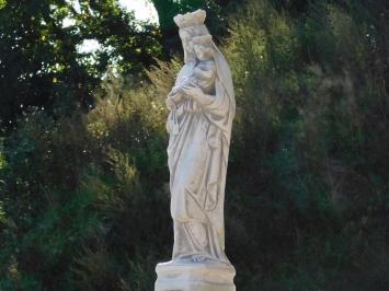 Beeld Maria met Kind - 80 cm - Vol Steen - exclusief