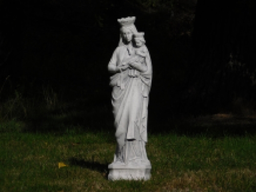 Statue Maria mit Kind - Vollstein - exklusiv