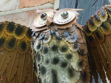 Sculptuur Uil XL - Wanddecoratie - Metaal