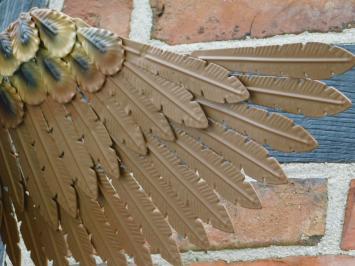 Sculptuur Uil XL - Wanddecoratie - Metaal