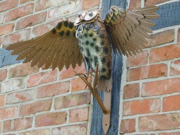 Sculptuur Uil XL - Wanddecoratie - Metaal